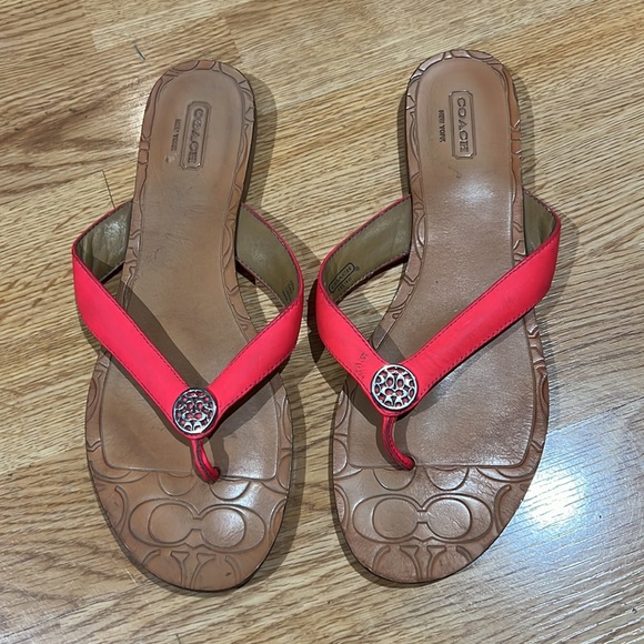 Coach leather sandals - Picture 3 of 3